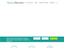 Tablet Screenshot of giannasantana.com